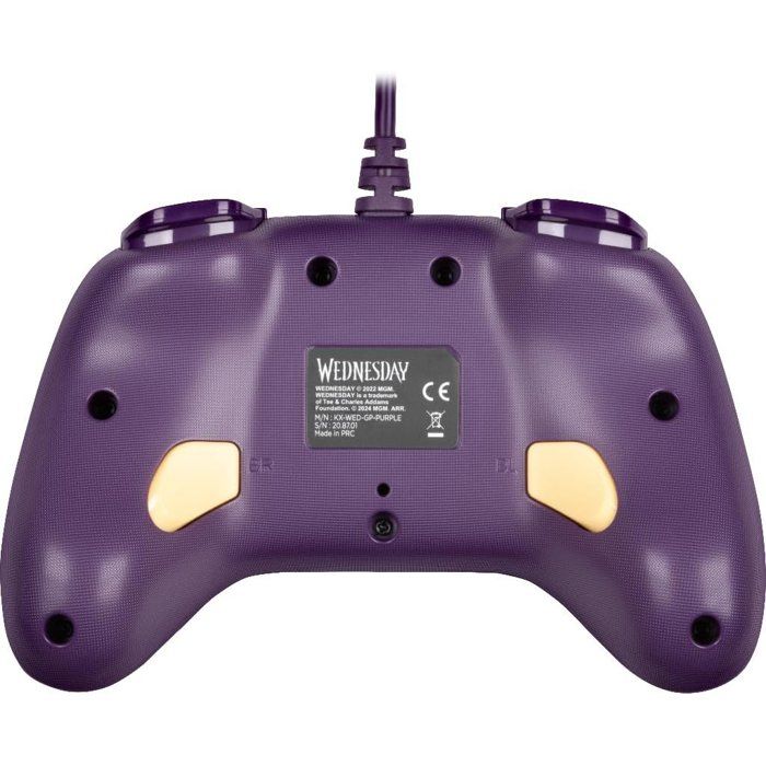Image secondaire de Manette Filaire KONIX pour Nintendo Switch et PC - Violet et Noir avec Poignées Anti-Dérapantes