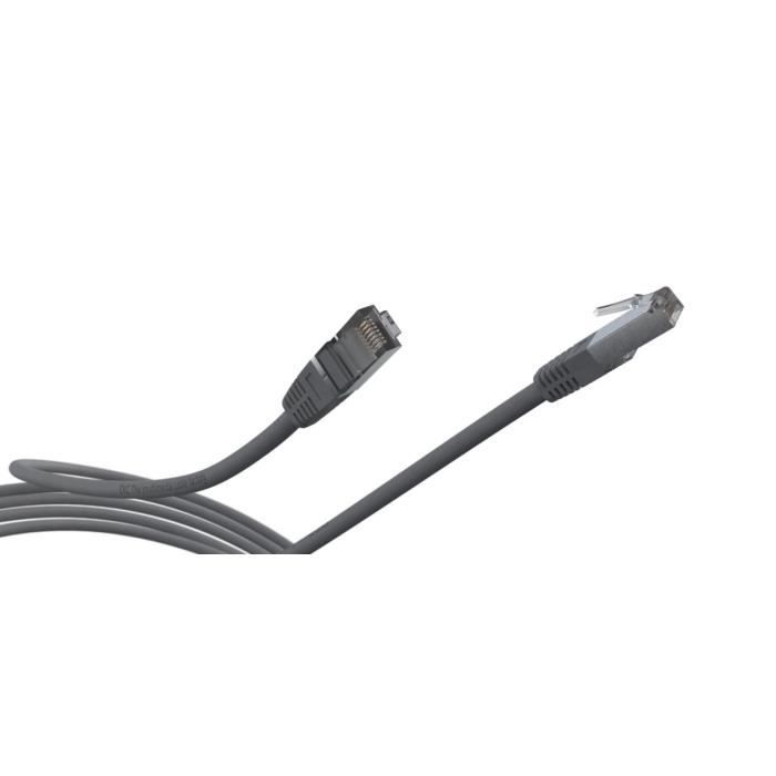 Image secondaire de Câble RJ45 Cat.6 blindé F/UTP - LINEAIRE - PCC6FD - 2 m