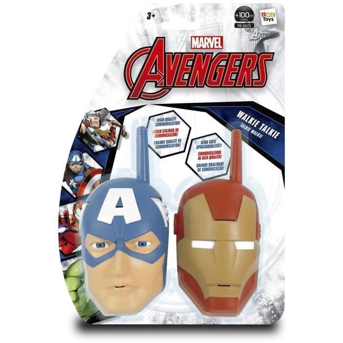 AVENGERS Talkie-walkie (Iron Man et Captain America)