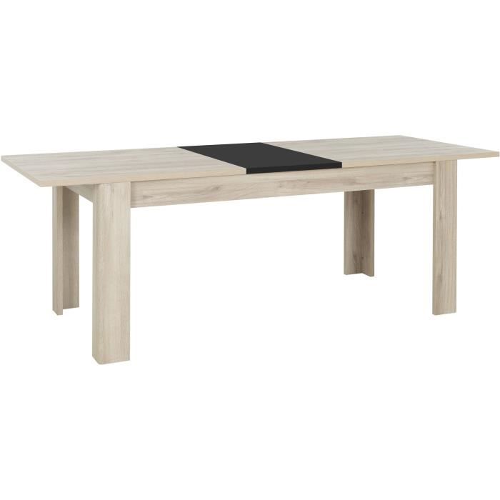 GAMI Table a manger extensible - Made in France - EMBRUN - L 180-228 x P 90 x H 78 cm