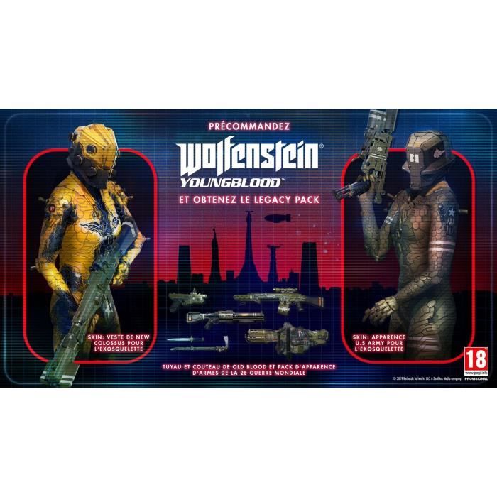 Wolfenstein : Youngblood Deluxe Edition Jeu PS4