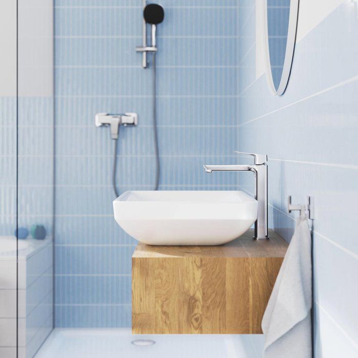 Image secondaire de Mitigeur de douche GROHE DICE en Chrome - Design moderne et performant