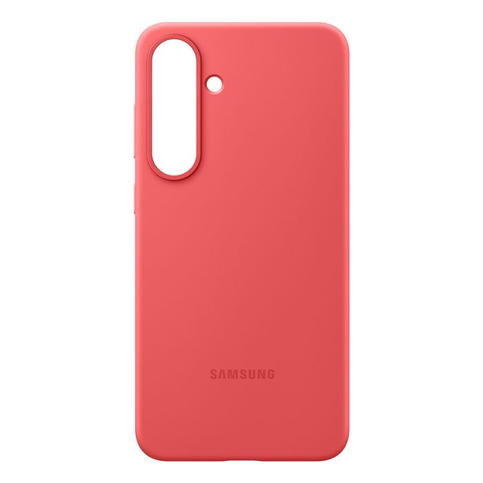 Custodia in silicone corallo per Galaxy S25+