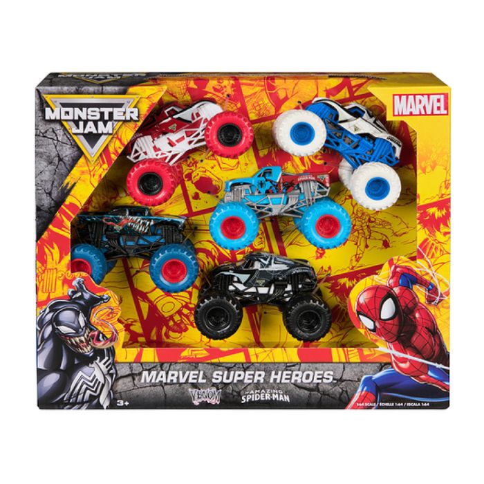 Image secondaire de Spiderman Die Cast Monster Jam Pack De 5