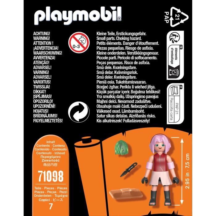 PLAYMOBIL - 71098 - Sakura - Naruto Shippuden