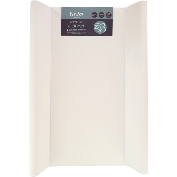 Image secondaire de Matelas à Langer TINEO PROFILE en PVC Ecru - Confort et Hygiène