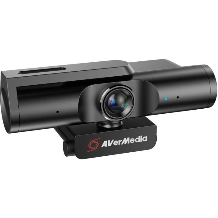 AverMedia Live Streamer CAM 513-Webcam Ultra Grand Angle 4K avec Intelligence Artificielle -Id‚al Streaming et Visioconf‚rence.