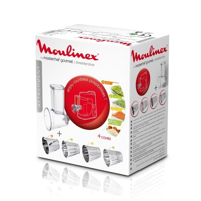 MOULINEX Découpe Légumes pour Robot MasterChef Gourmet - XF6320B1