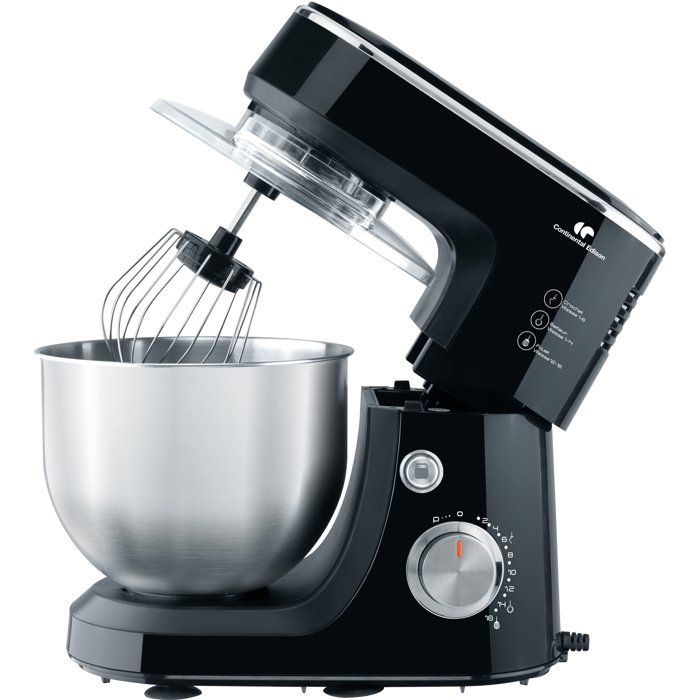Image secondaire de Robot Pâtissier Élégant 800 W - CONTINENTAL EDISON - 4,3 L Noir