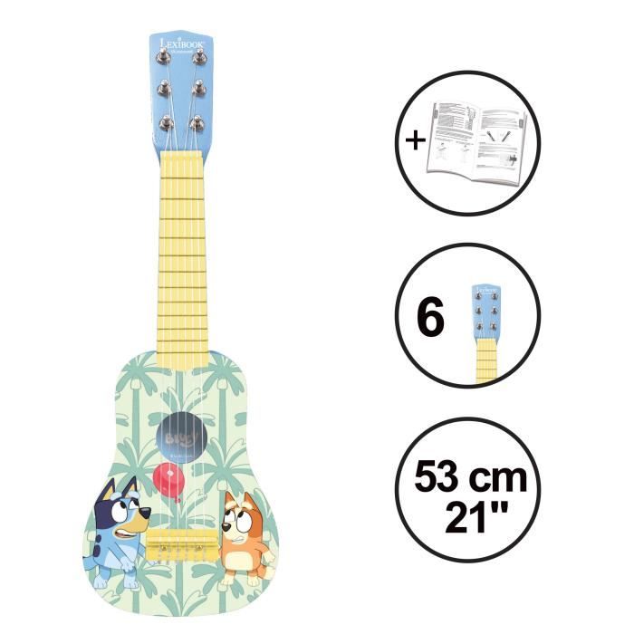 Image secondaire de Guitare en Bois Bluey pour Enfants - 53 cm