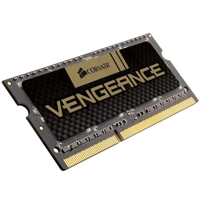 CORSAIR Mémoire PC Portable SO-DIMM DDR3 - Vengeance 4Go (1x4Go) - 1600MHz - CAS 9 (CMSX4GX3M1A1600C9)