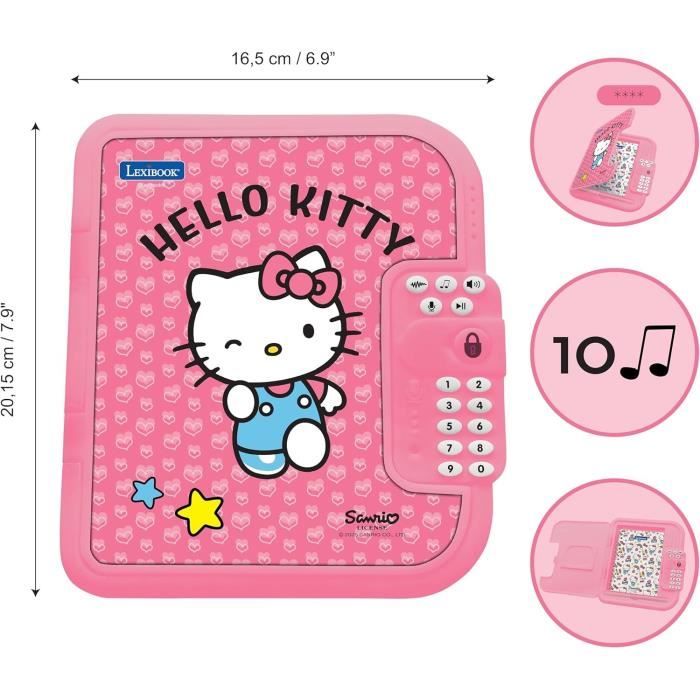Image secondaire de Journal Intime Électronique Hello Kitty avec Coffre-Fort