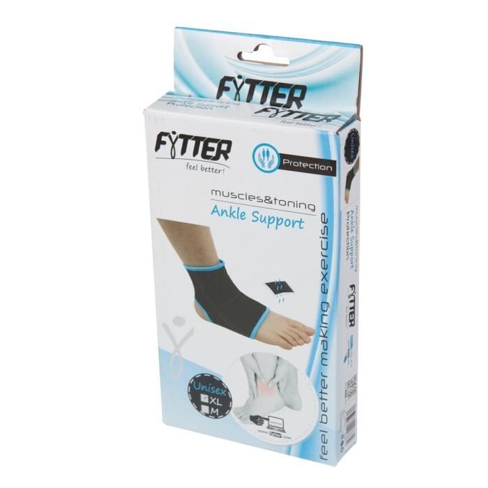 FYTTER Ankle support breathable AAS0LB pour la fixation de la cheville pendant l'exercice.