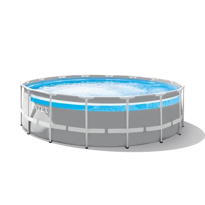Intex - 26730NP - Kit piscine tubulaire clearview ? 4,88 x 1,22m