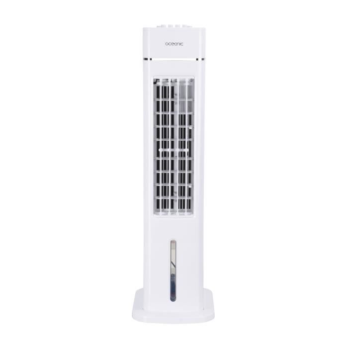 OCEANIC Ventilatore a colonna OCEANIC - 70W - Altezza 76,5 cm - 3,5L - 3 velocità - Oscillante - Bianco