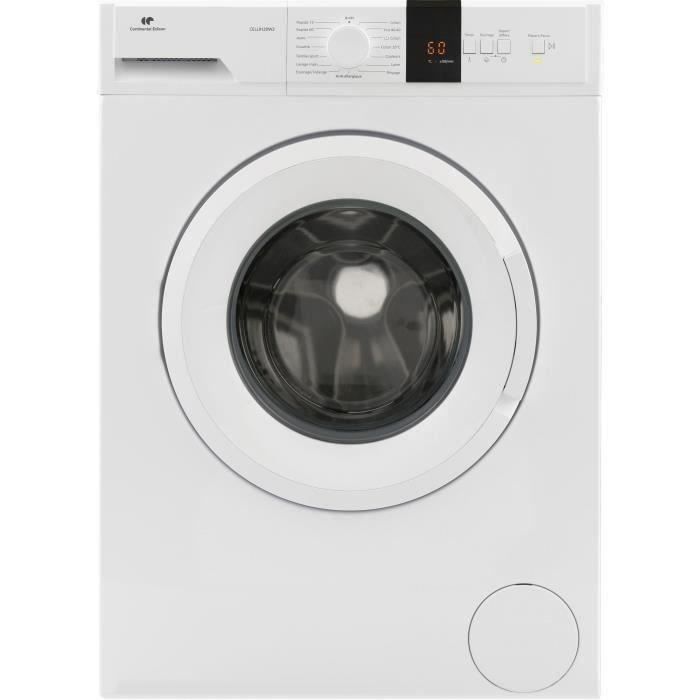 Lave-linge hublot CONTINENTAL EDISON CELL9120W2 - 9 kg - Largeur 59,7 cm - 1200 trs/min - Blanc