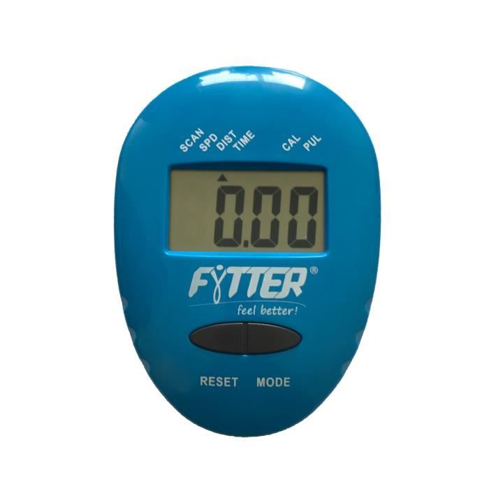 FYTTER Vélo statique ultra-pliable RA-0XB avec 3 kg de roue d'inertie et 6 fonctions. Écran LCD avec contrôle du rythme cardiaque.