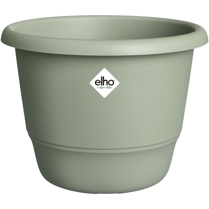 Pot de Fleur Rond Elho Amiga 55L - Vert pour Extérieur