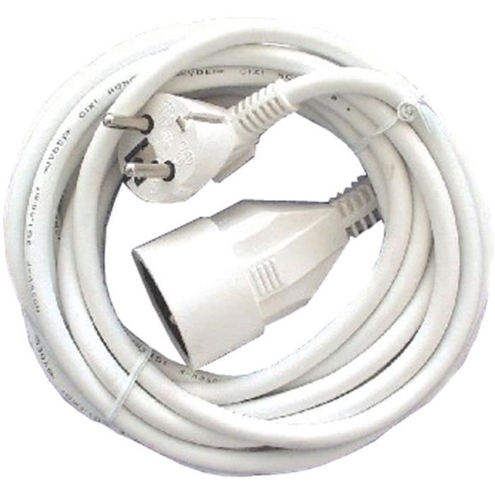 Cavo prolunga CHACON HO5VVF 3 x 1,5 mm²- 3 m - Bianco