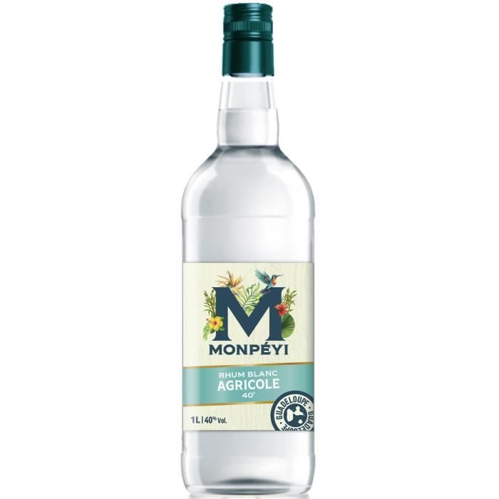 Monp�yi - Rhum blanc Agricole - 40,0% Vol. - 1L