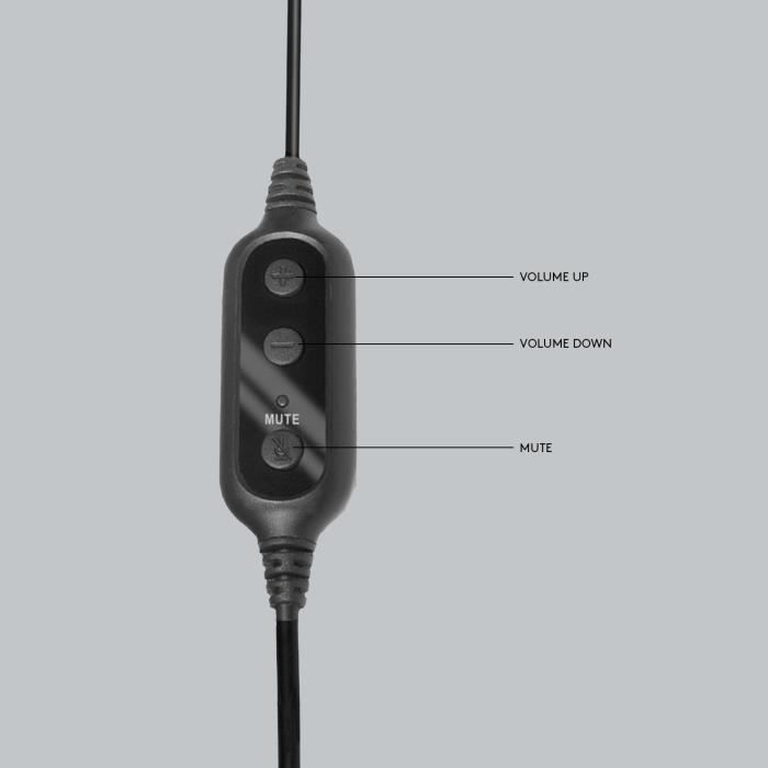 LOGITECH - Casque filaire USB - 960 - Noir