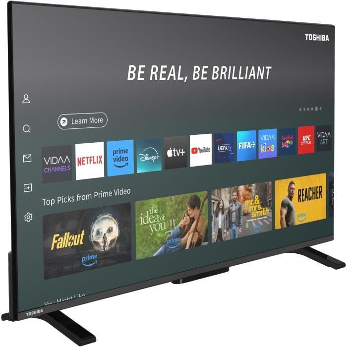 LED TV Smart Function Full HD 1920x1080 40 Inches HDR 2xHDMI Wi-Fi 100 cm