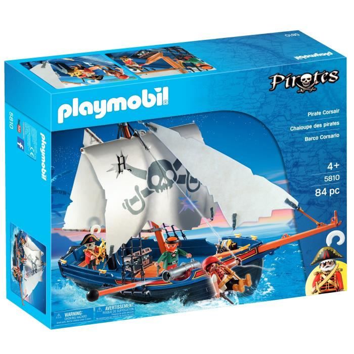 PLAYMOBIL - 5810 - Barca a remi pirata