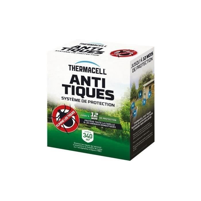THERMACELL - Anti-Tiques - 8 Tubes pour 340 m²