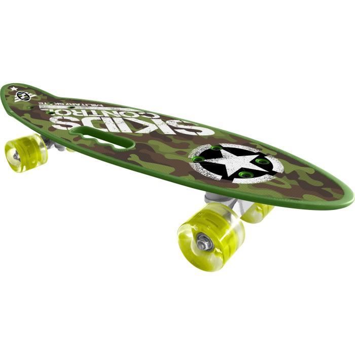 STAMP Skateboard 24 x 7 avec poignée Skids Control Military