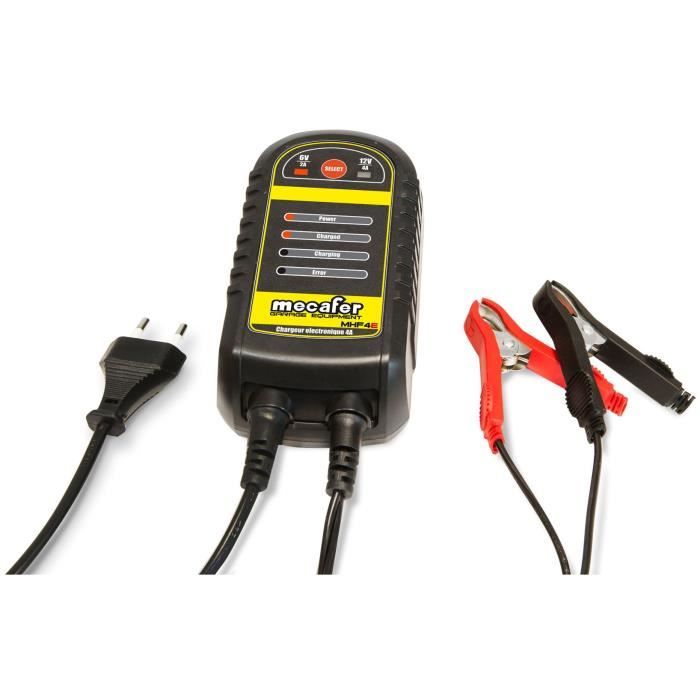MECAFER Chargeur de batterie intelligente 4A MHF4E
