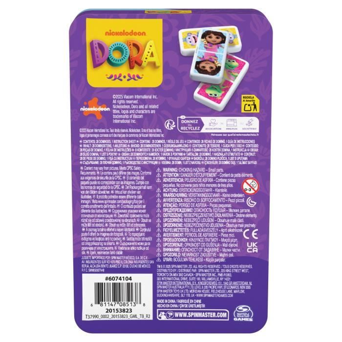 Image secondaire de Dora - 28 Dominos - Boîte métal - des 4 ans - Dora l'exploratrice