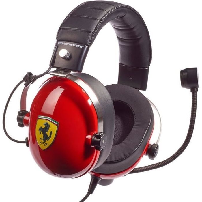 THRUSTMASTER Casque gaming T.Racing Scuderia Ferrari Ed