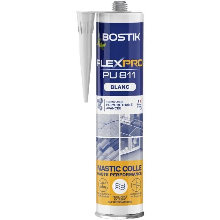 Sigillante/adesivo - BOSTIK - Flexpro PU811 - Tutti i materiali - Interno/esterno - Bianco - 300 ml