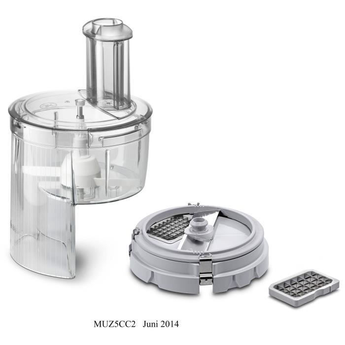 Taglia cubetti per frutta, verdura, formaggi e carni cotte - BOSCH - MUZ5CC2 - Per Robot da cucina MUM5