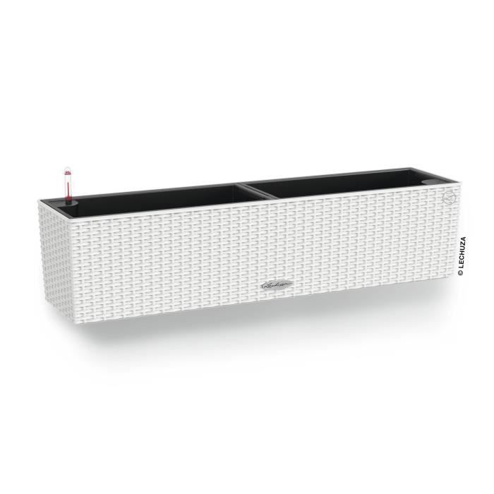 Jardiniere - Balconera cottage 80 - Kit complet - Blanc - 12 L - LECHUZA
