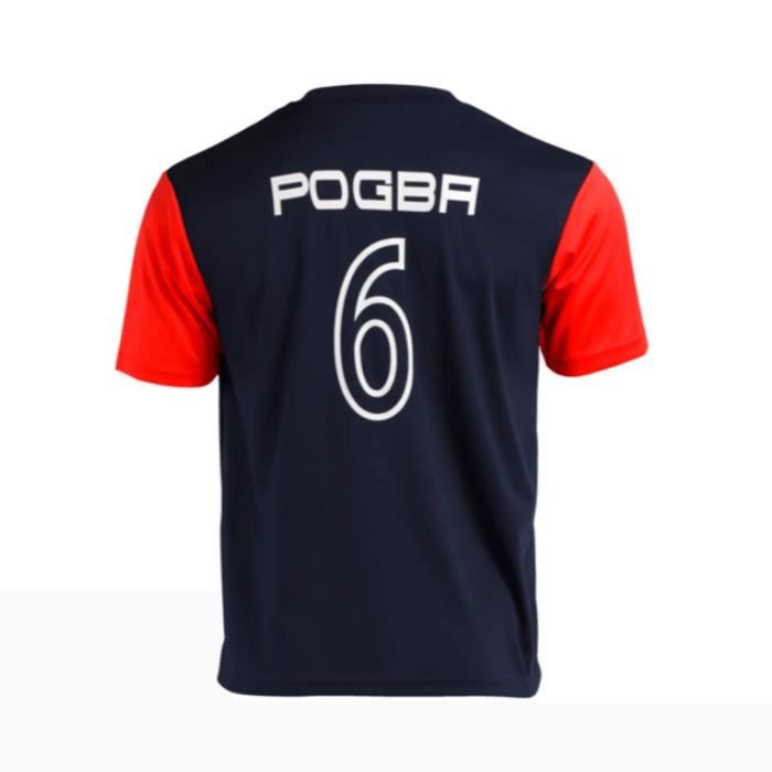 WEEPLAY T-shirt Football FFF Pogba  - Maillot Adulte 100% coton jersey