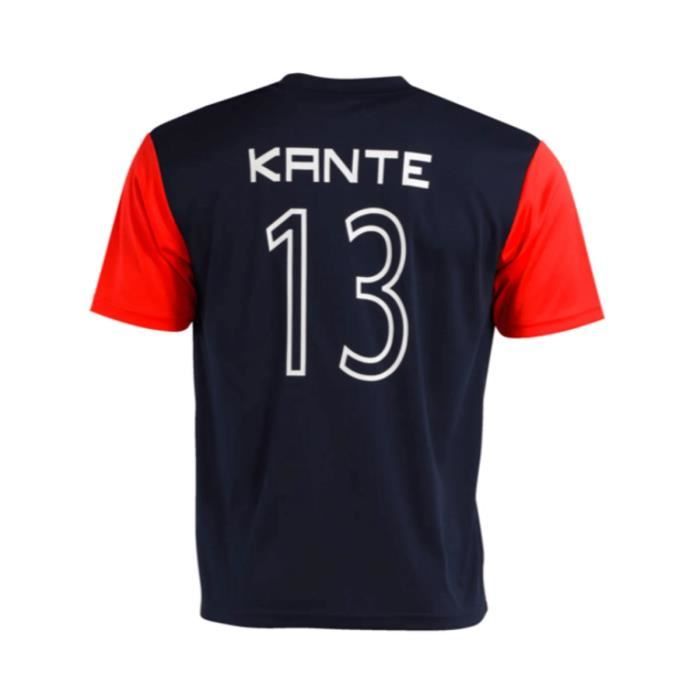 WEEPLAY T-shirt Football FFF Kante - Maillot Adulte 100% coton jersey