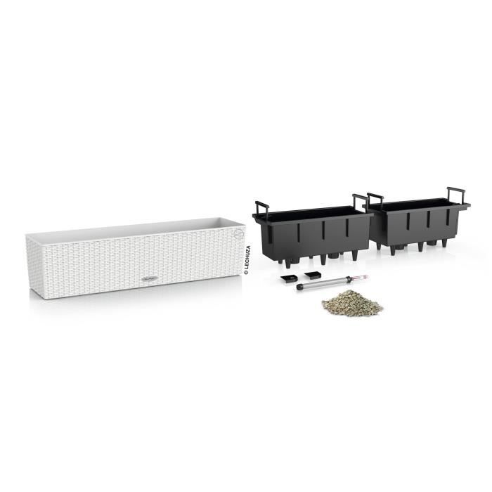 Image secondaire de Jardiniere - Balconera cottage 80 - Kit complet - Blanc - 12 L - LECHUZA