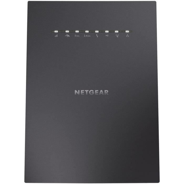 NETGEAR Répéteur WiFi X6S Nighthawk AC3000 - 4 ports RJ45 Gigabit - Technologie MU-MIMO - Tri Band 2,4 et 5 GHz - Universel