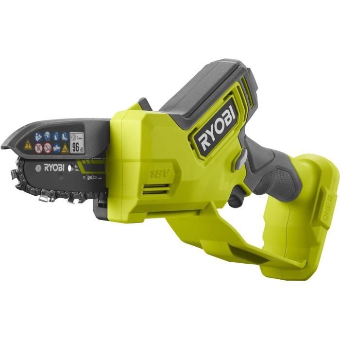 RYOBI - 18V hand pruner - Brushless - 10 cm guide - 6 m/s - tool-free tensioner - sold without battery or charger - RY18PSX10A-0