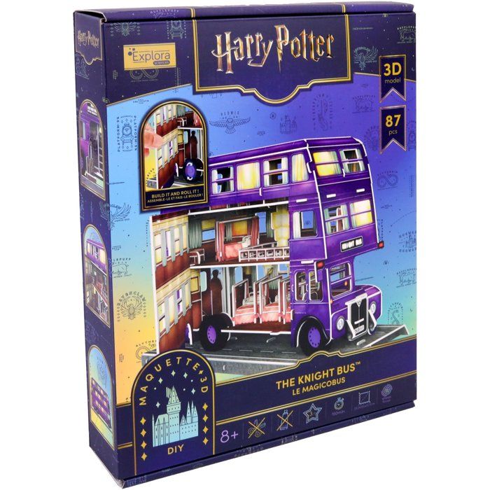 Image secondaire de Puzzle 3D Magicobus Harry Potter - 87 pièces - EXPLORA