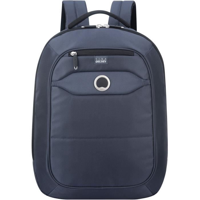 DELSEY - New easy trip sac a dos - Format PC 15,6 - Polyester - 42x32x20 - 0,500 kg - 26,9 Litres - Anthracite