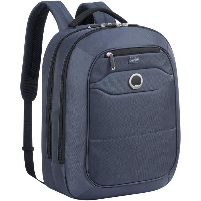 DELSEY - New easy trip sac a dos - Format PC 15,6 - Polyester - 42x32x20 - 0,500 kg - 26,9 Litres - Anthracite