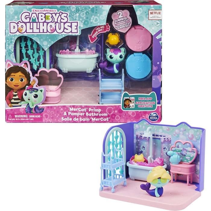 Gabby and the Magic House - Playset Deluxe The Navy Bathroom - 1 figurine + accessories