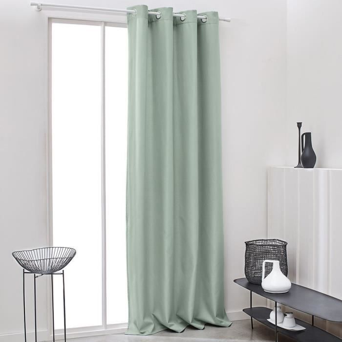 TODAY Curtain thermal insulation Essential Uni - 140 x 240 cm - C�ladon