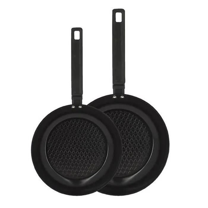 Set 2 padelle - MENASTYL - 6020297 - Alluminio - 24 e 28 cm - Tutti i piani cottura, inclusa induzione