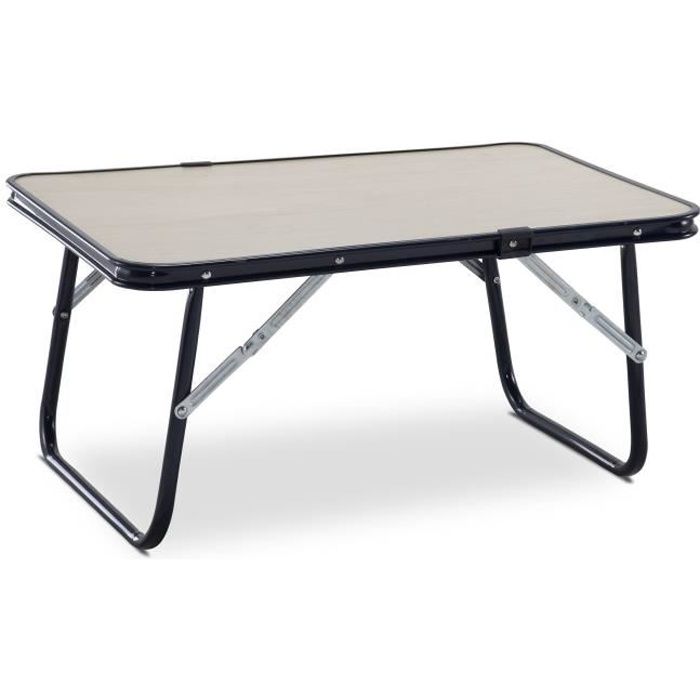 EREDU Table Basse Pliante 810/D - 60 x 40 cm - Marron clair