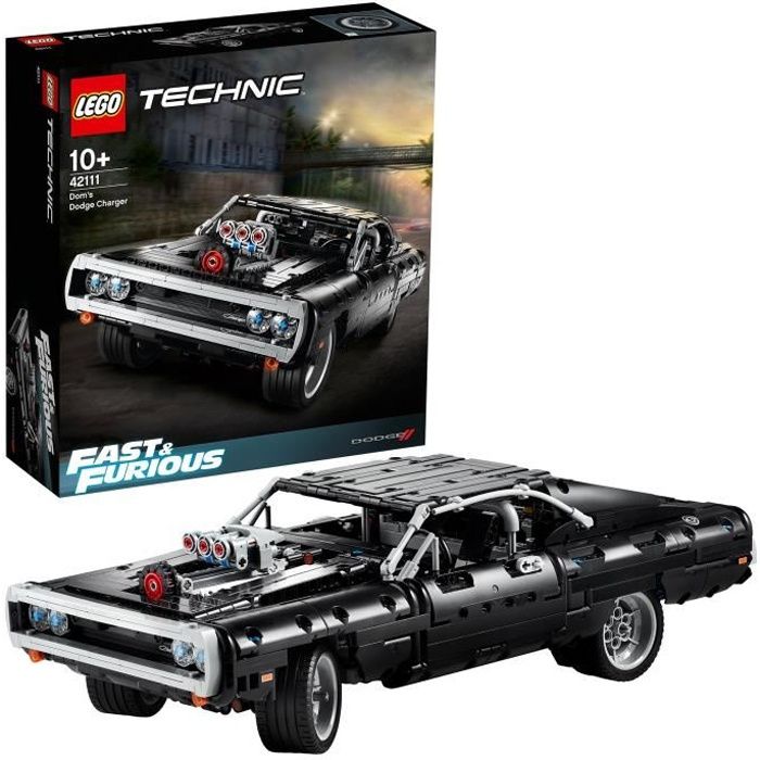 Lego Technic 42111 Il Caricabatterie Dom Dodge, Gioco Di Costruzioni Veloce E Furioso