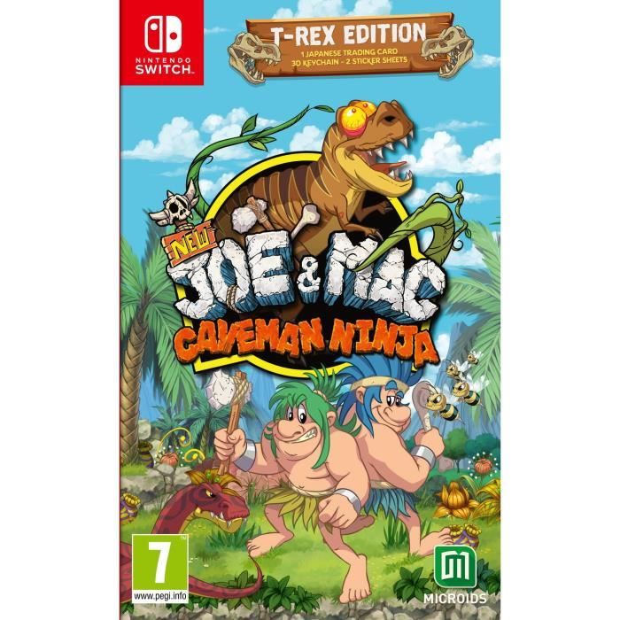 New Joe And Mac Caveman Ninja T-Rex Edition Jeu Switch