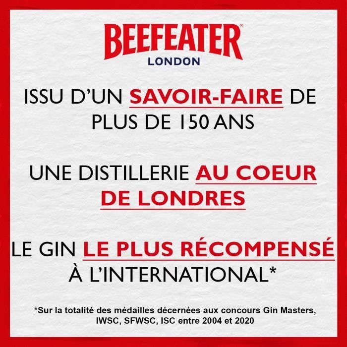 Image secondaire de Beefeater - London Dry Gin - 40,0% Vol. - 70cl